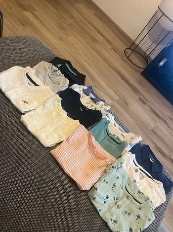 Lot 12 tee-shirts 9 mois