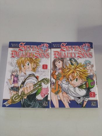 Lot manga Seven Deadly Sins tome 1 et 2