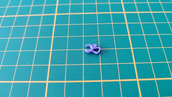 Boucle unique violette référence 30 08 8943 pièce détachée Playmobil #B85 - photo numéro 2