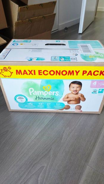Couches Pampers Harmonie Taille 4 MEGA PACK ×78
