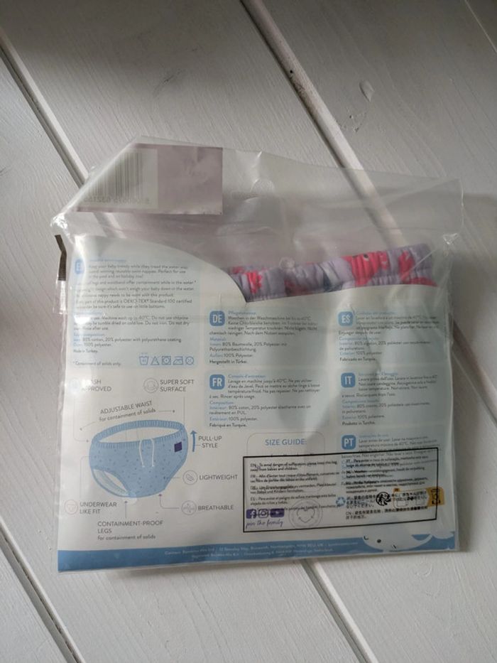 Bambino Mio couche réutilisable de bain XL crabe - photo numéro 2