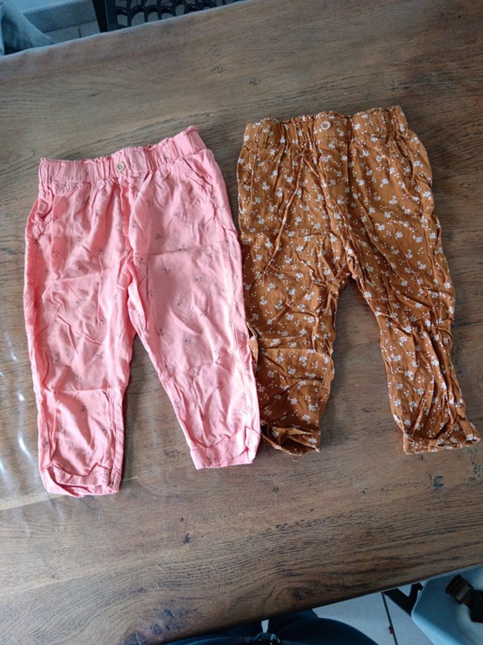Lot de 2 pantalons fluide