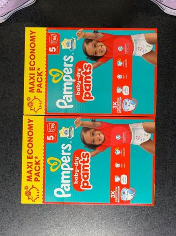 Pampers Baby dry T5 pants - 2*86 couches