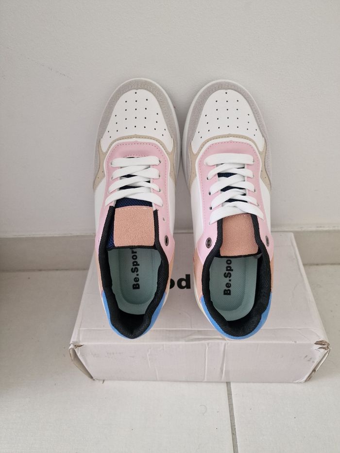 Baskets Multicolores Style Rétro/Color Block- Neuves - Be.Sport - photo numéro 5