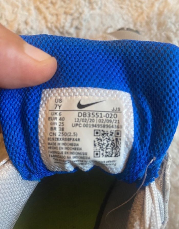 Nike Running Crater Impact GS Taille 40 Basket Nike Excellent État - photo numéro 6