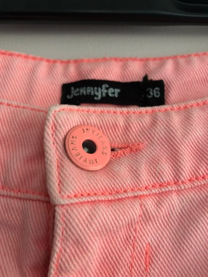 Short en jean rose Jennyfer T.36 - photo numéro 3