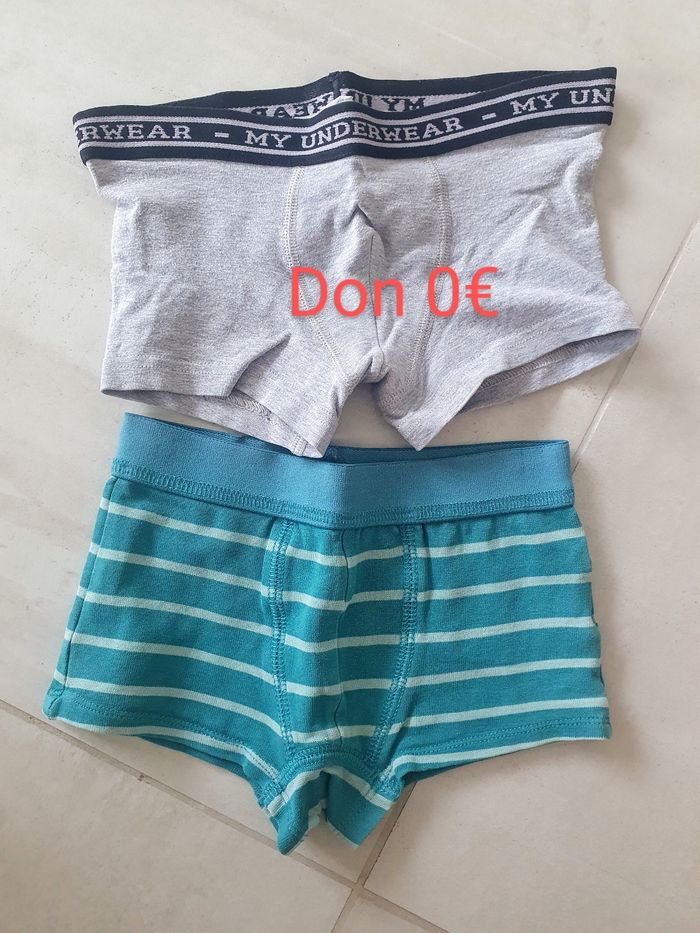 Don donne 4 ans lot 2 boxers