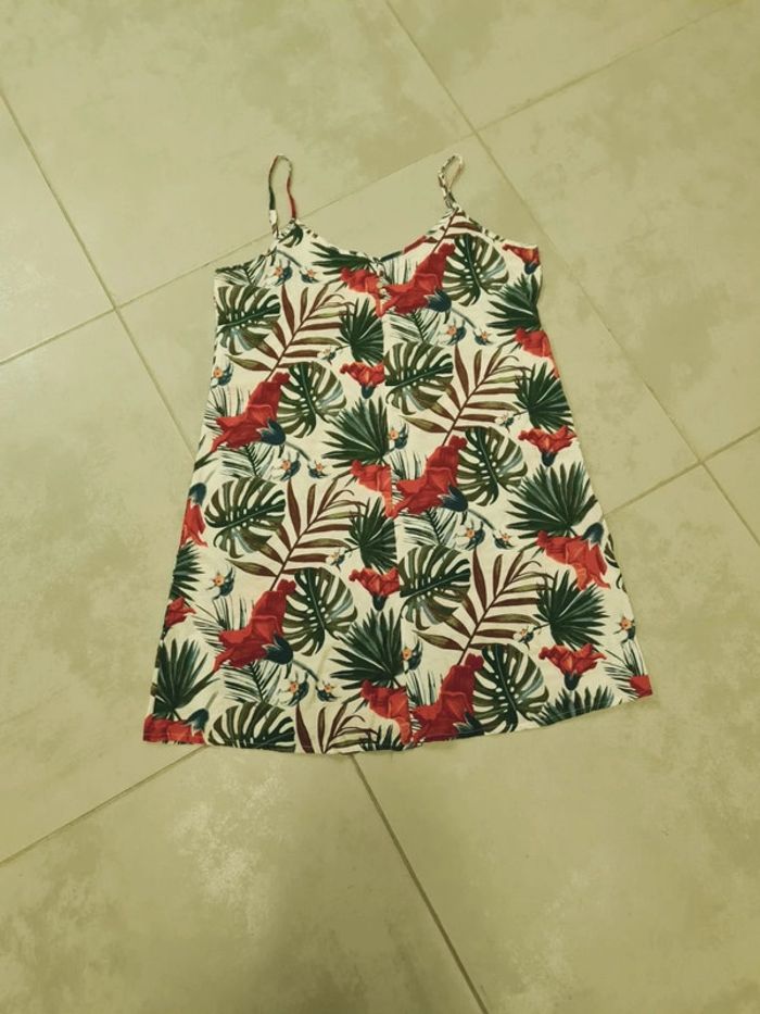 Top débardeur femme motif floral taille L