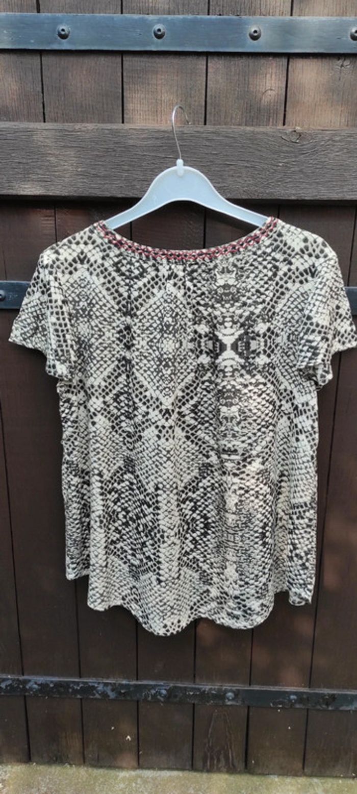 Tunique beige/noire/Bordeaux - photo numéro 2