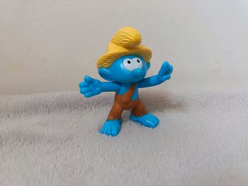 Figurine Schtroumpf Paysan / Fermier - McDonald's 2018