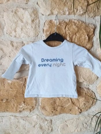 Tee shirt ml 12 mois obaibi