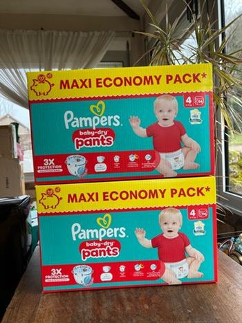 Couche taille 4 en pants : 184 couches pants