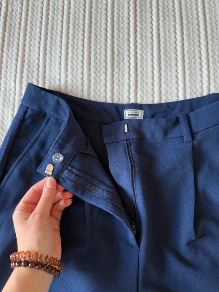 Très beau pantalon fluide bleu marine / Taille 42 - photo numéro 6