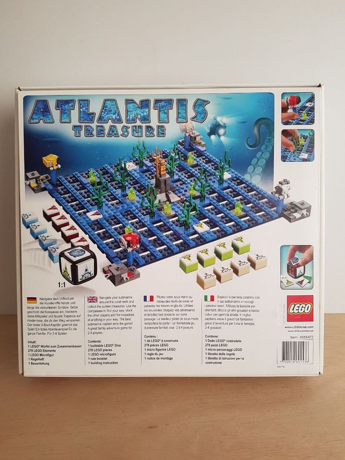 Lego jeu de société Atlantis treasure - photo numéro 3