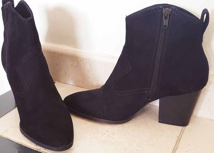 Bottines en suedine - photo numéro 2