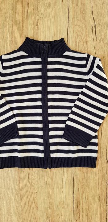 Gilet style marin garçon