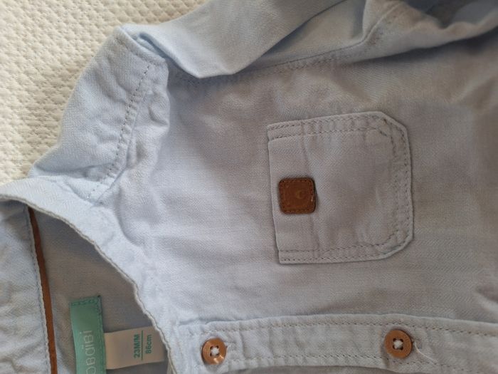 Chemise manches longues bébé garçon 23 mois obaïbi - photo numéro 3