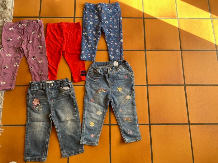 5 pantalons fille