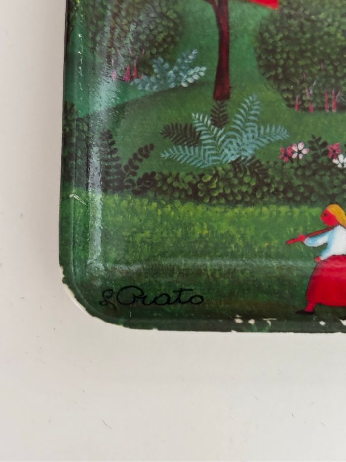 Vintage petit vide poche en mélaminé Mebel Lorenzo Prato - photo numéro 5
