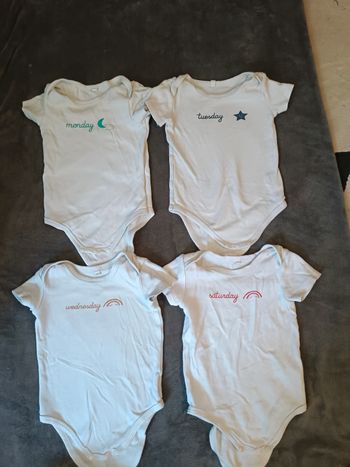 Lot de 4 bodies