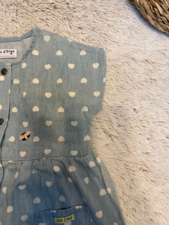 Robe en jeans à cœur - Sucre d’orge - photo numéro 4