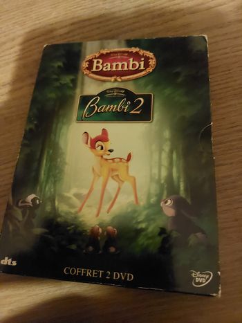 Dvd 2 coffret dvd  de bambi 1&&2
