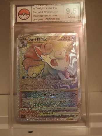 Goupix d'alola V-STAR Rainbow 9,5 Akatsu Grading 