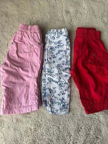 👖 Lot 3 pantalons - bébé fille - baby girl- 6 mois - catimini- très bon état