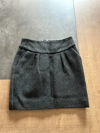 Jupe en laine noir  femme, promod, taille 36