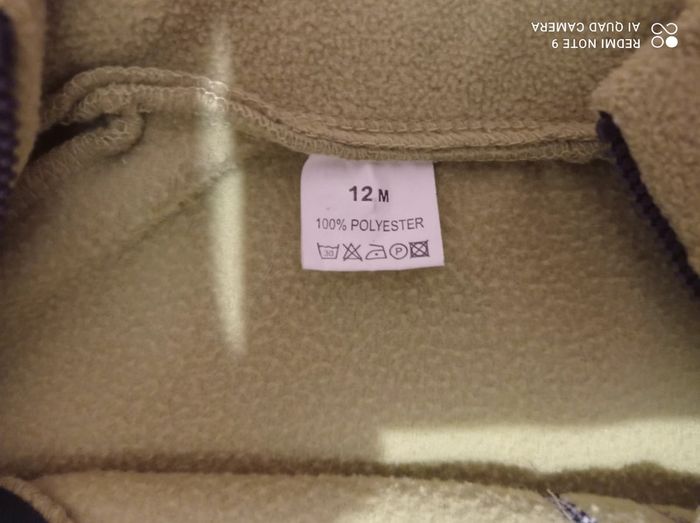 Pull-over polaire garçon, taille 12 mois, NEUF - photo numéro 4