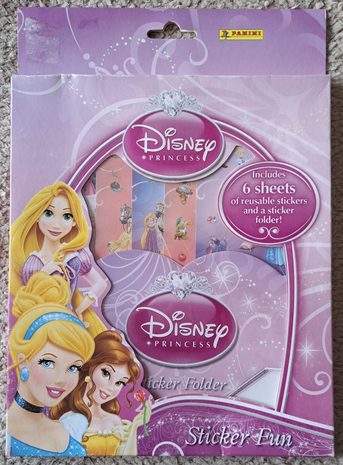 🃏 Lot d'autocollants Disney Princesses - Panini - neuf