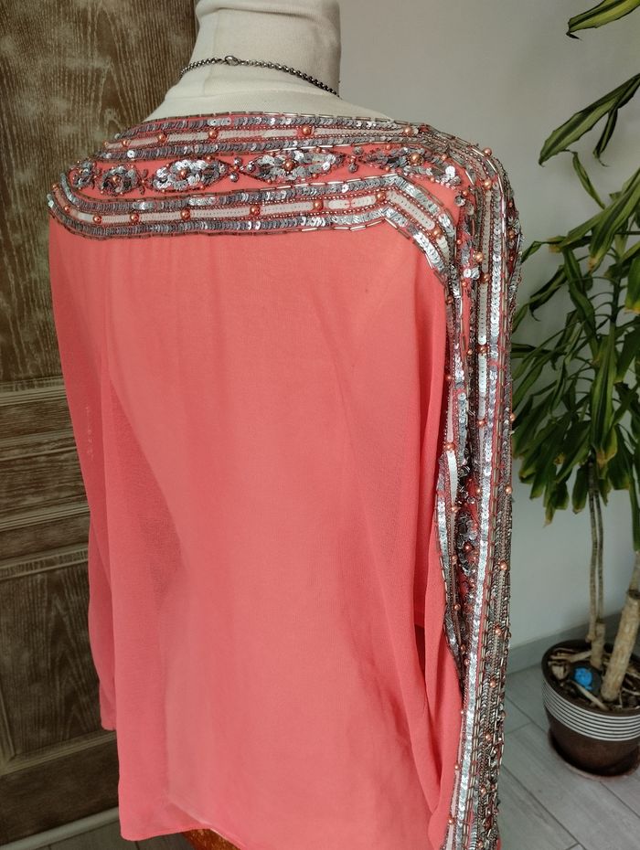 Blouse corail et argenté 🩷 - photo numéro 7