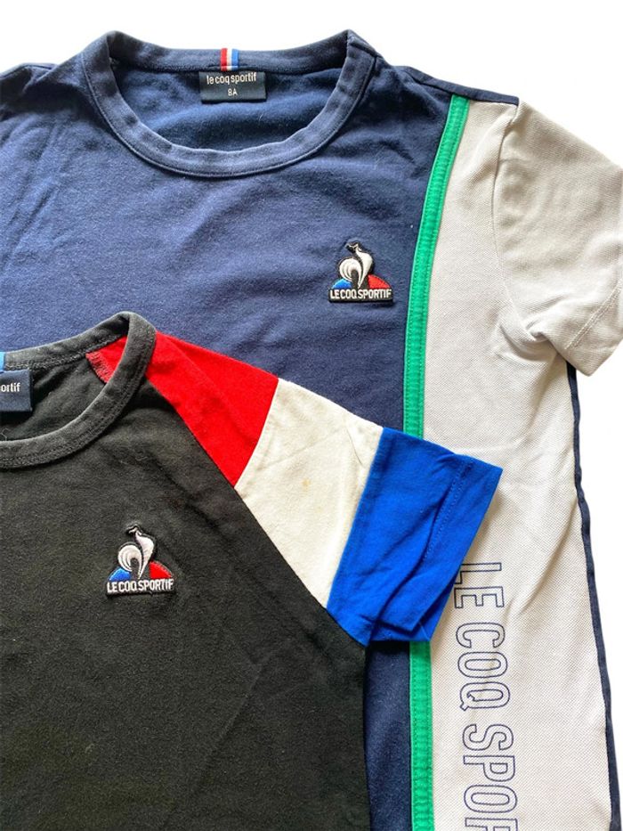 Lot 2 t shirt coq sportif - photo numéro 2