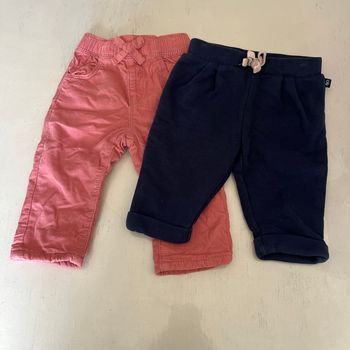 Lot de 2 pantalons Obaïbi.