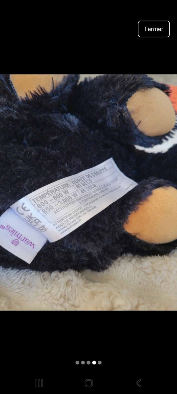 Peluche bouillotte - photo numéro 2