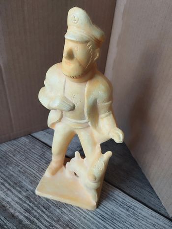 Originale Figurine modèle unique capitaine haddock et Milou