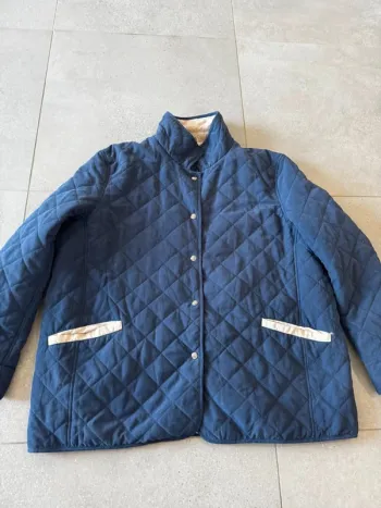Manteau bleu Damart, taille 54, très bon état