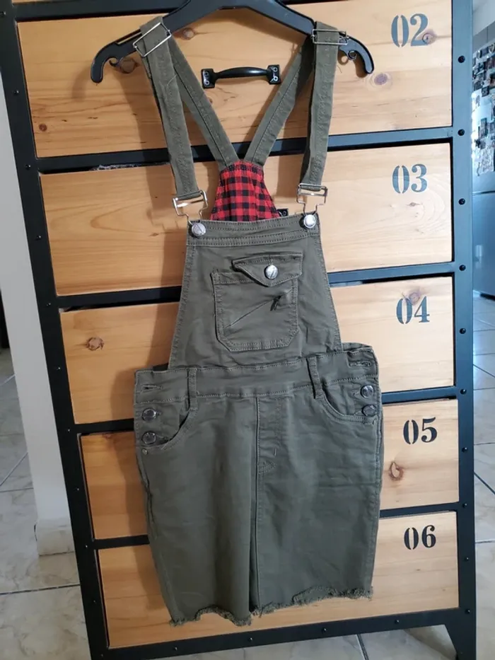 Robe salopette denim taille 36 - photo numéro 3
