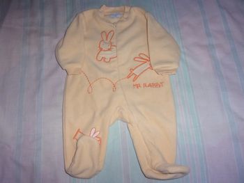 pyjama chaud Tex Baby taille 6 mois