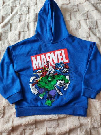 Sweat à capuche garçon 6-7 ans MARVEL – Hulk, Iron Man, Captain America