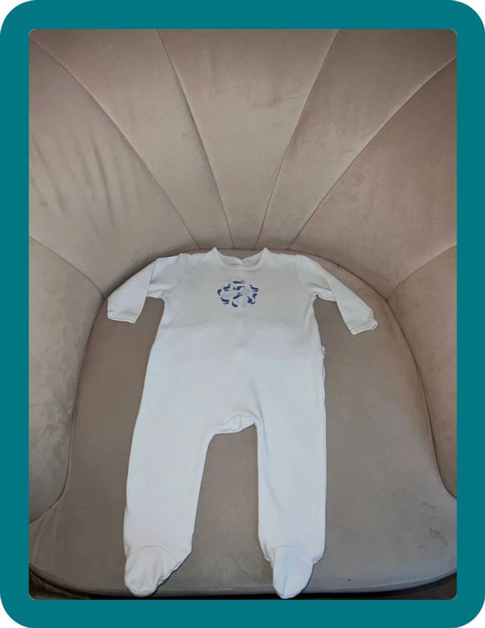 Pyjama thème baleines 9 mois - Carrément Beau - photo numéro 2