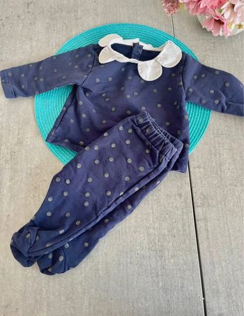 Très jolie ensemble fille 6 mois jacadi