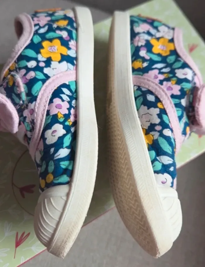 Baskets été fleuris - photo numéro 2