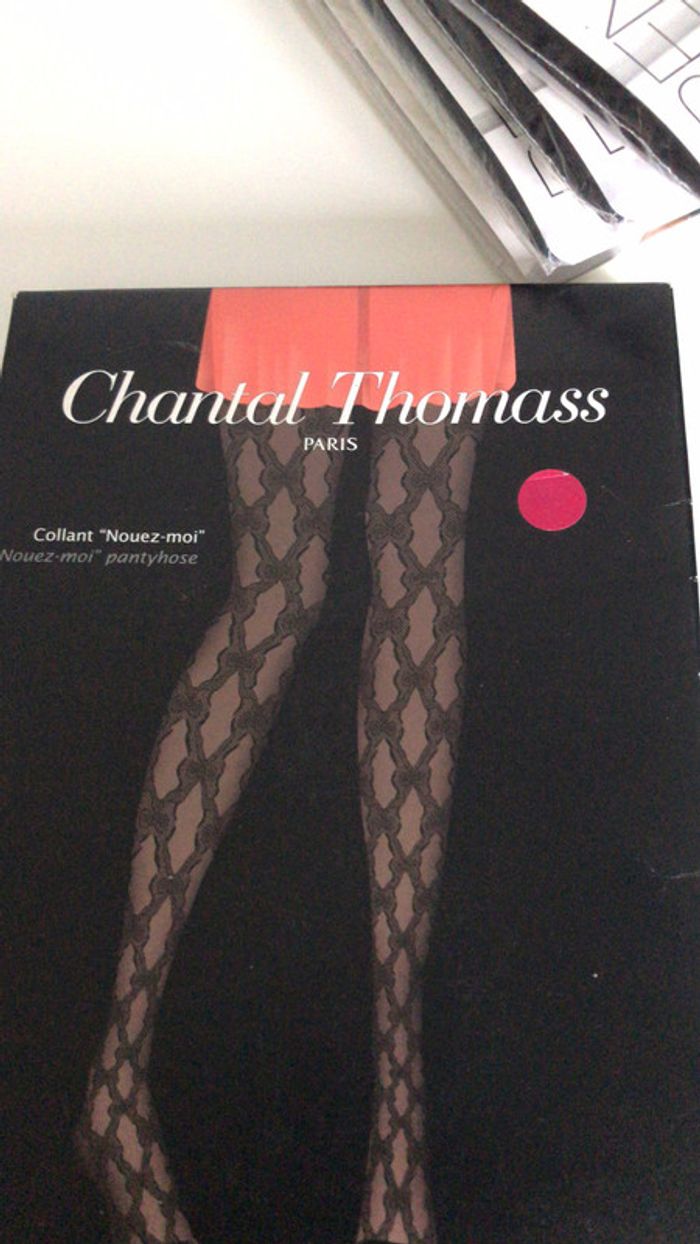 chantal thomass collant nouez moi coloris ivoire neuf taille 3