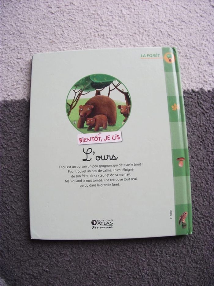Livre Bientôt je lis L'ours de Marlène Jobert - photo numéro 5