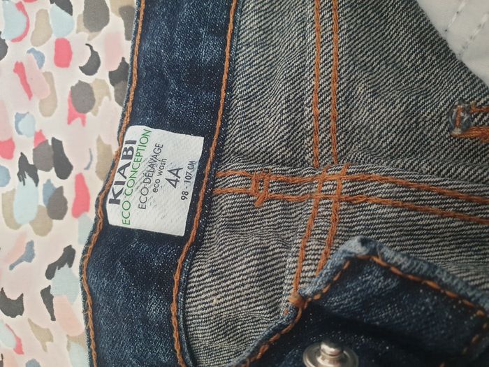 Jeans bleus 4 ans kiabi eco conception impeccable - photo numéro 5