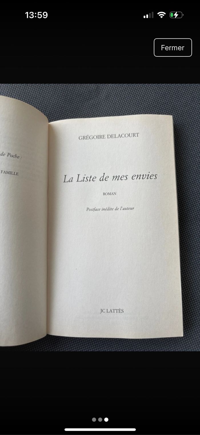 La liste de mes envies - photo numéro 3
