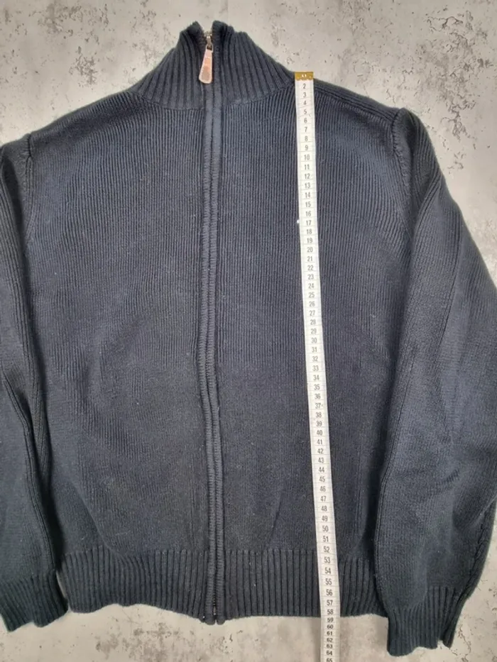 Gilet zippé Tommy Hilfiger noir, S Hommes (mesures en photos) - photo numéro 9