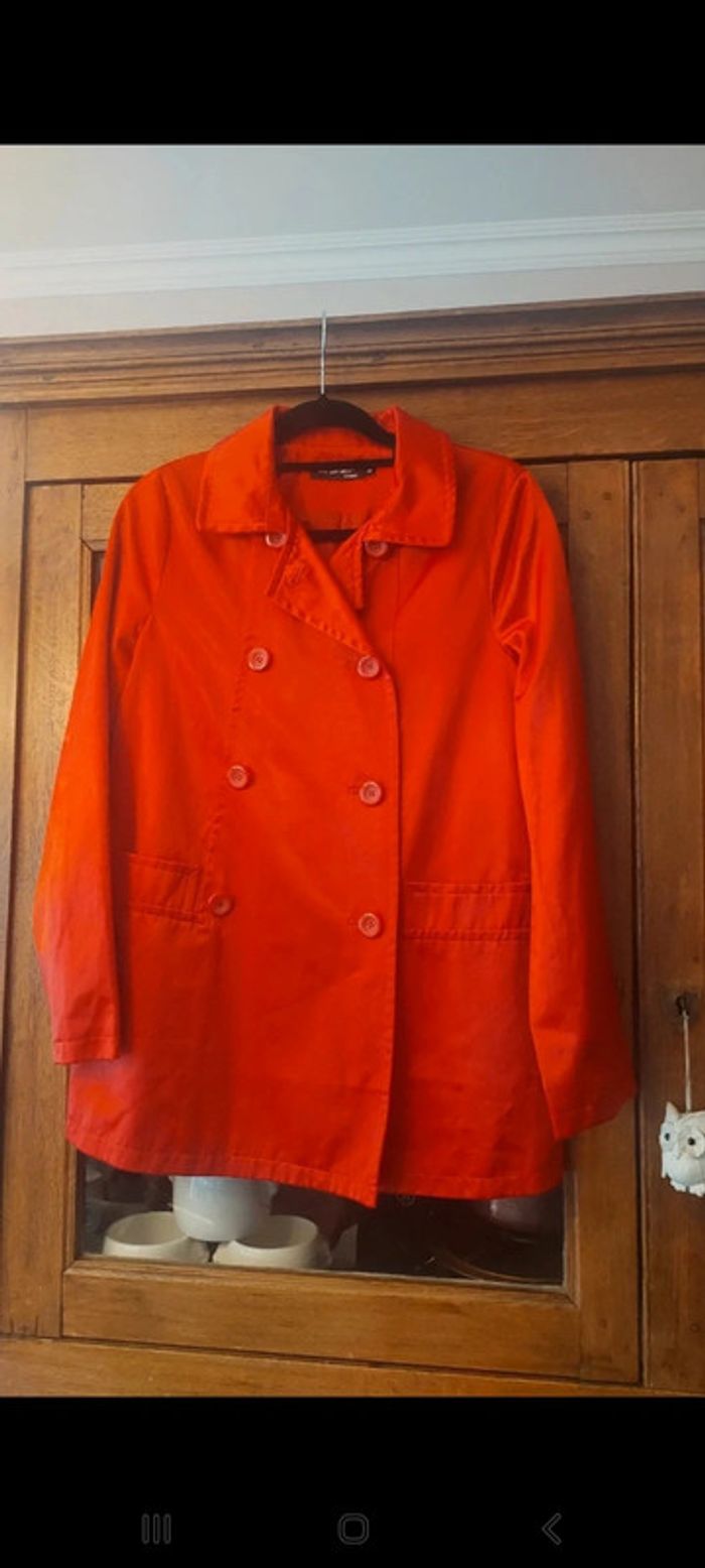 Veste trench rouge Vue sur Mer Ladies taille 38