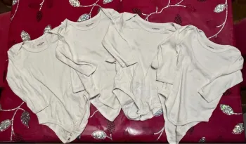 Lot de bodies blancs 24 mois Vertbaudet